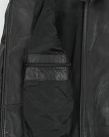 Vintage Y2K 00s Danier Calfskin Leather Cafe Racer Moto Jacket - S