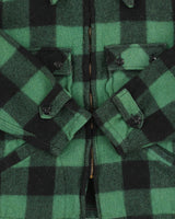 Vintage 1960s 5 Brother Buffalo Plaid Wool Union Made In USA Mackinaw Jacket - M