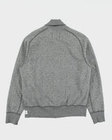 Reigning Champ Marl Grey Hand Crafted In Canada Heavyweight Jersey Bomber Jacket - L