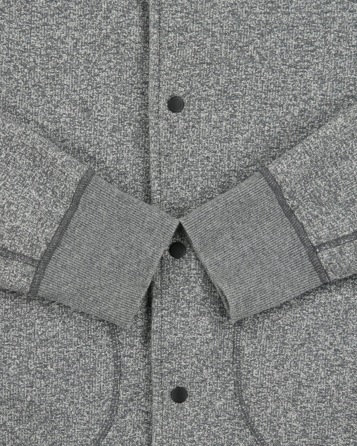 Reigning Champ Marl Grey Hand Crafted In Canada Heavyweight Jersey Bomber Jacket - L