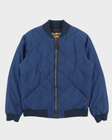 Eddie Bauer Khaki EB Originals 1936 Skyliner Goose Down Diamond Quilt Bomber Jacket - M