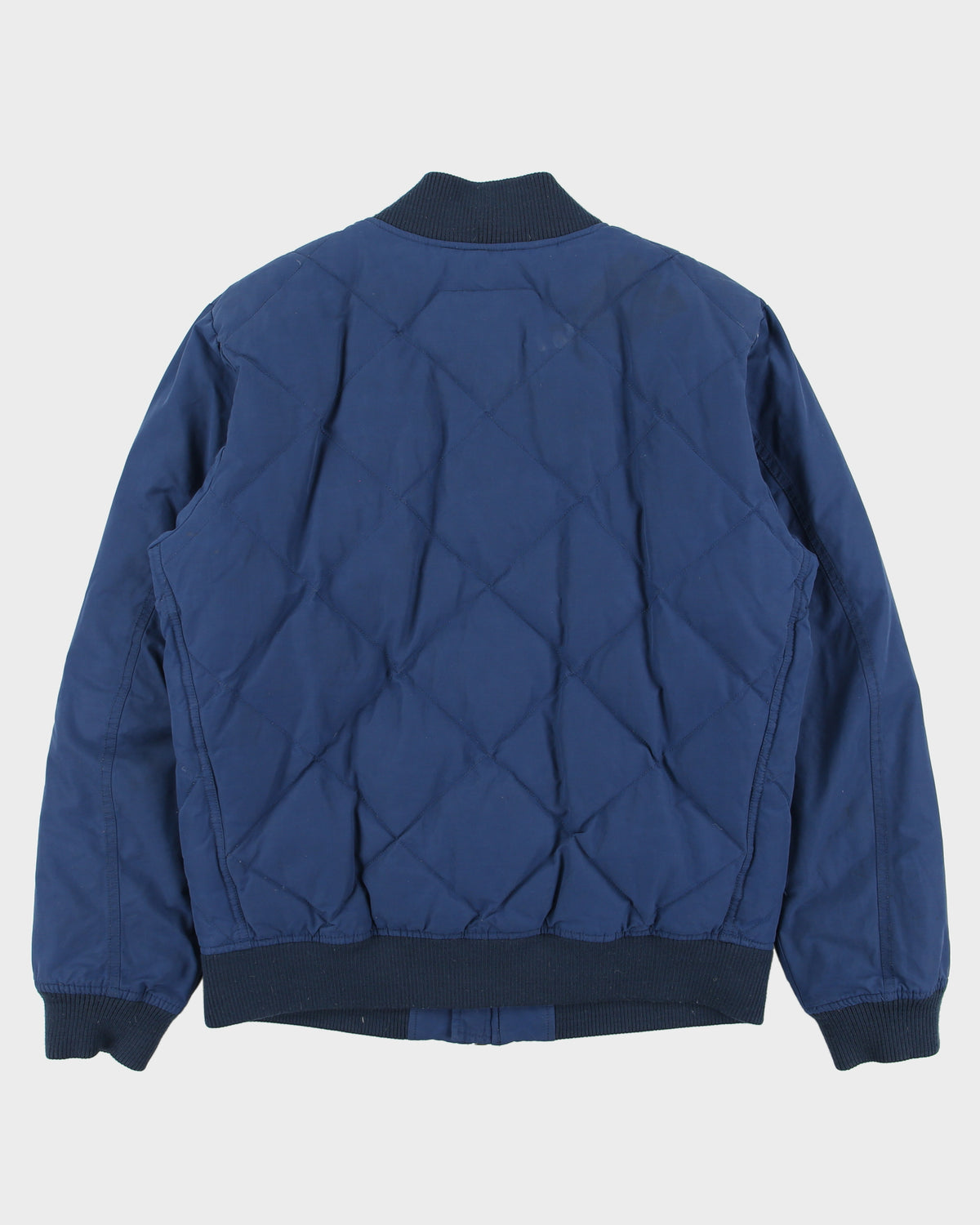 Eddie Bauer Khaki EB Originals 1936 Skyliner Goose Down Diamond Quilt Bomber Jacket - M