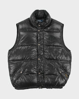 Vintage Y2K 00s Polo Ralph Lauren Cardin Green Goose Down Puffer Gilet - L
