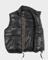 Vintage Y2K 00s Polo Ralph Lauren Cardin Green Goose Down Puffer Gilet - L