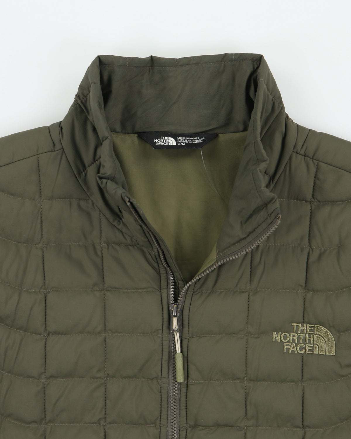 The North Face Thermoball Insulated Lightweight Eco Grid Puffer Jacket - M