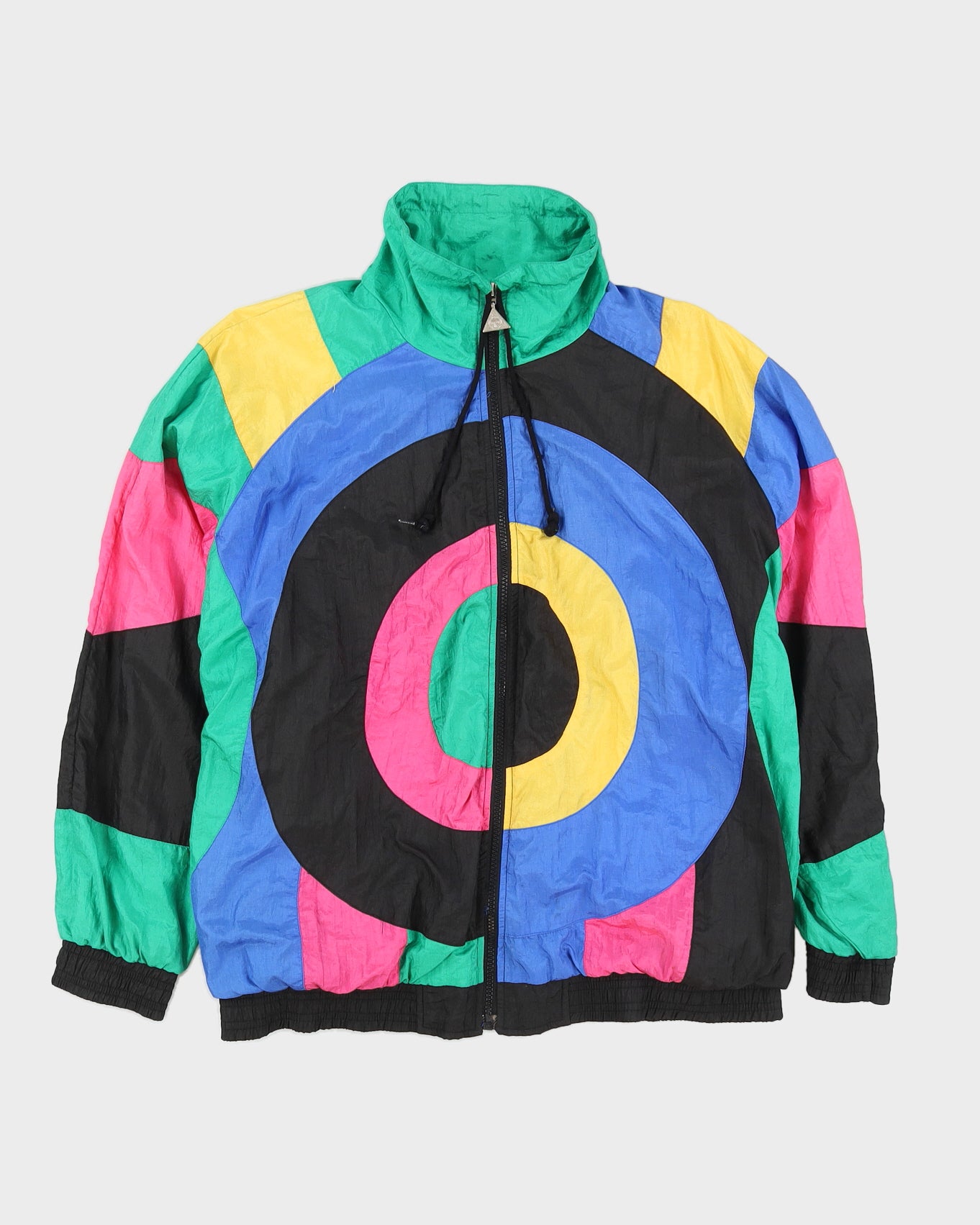 Vintage 90s Casual Isle Multicoloured Track Jacket - M