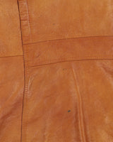 Vintage 70s Shaino's Brown Leather Jacket - L