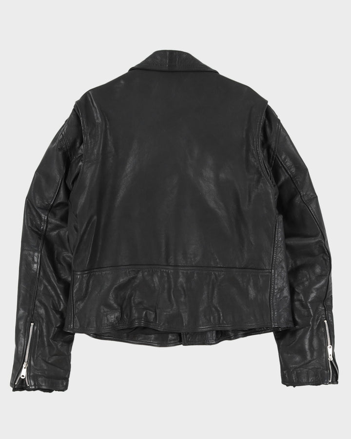 Vintage 90s Hi - Spirit Black Biker Leather Jacket - M