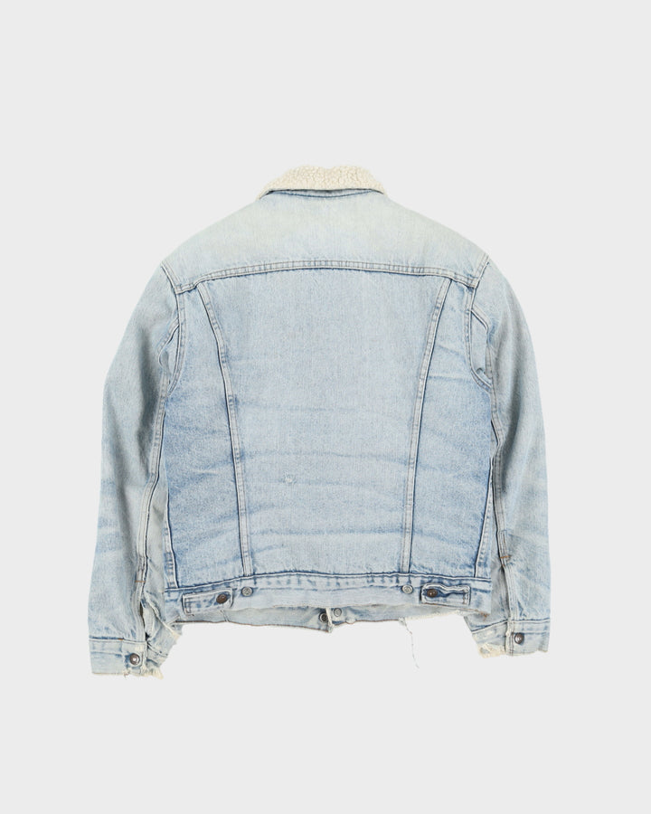 Vintage 80s Levi's Orange Tab Sherpa Lined Denim Jacket - S