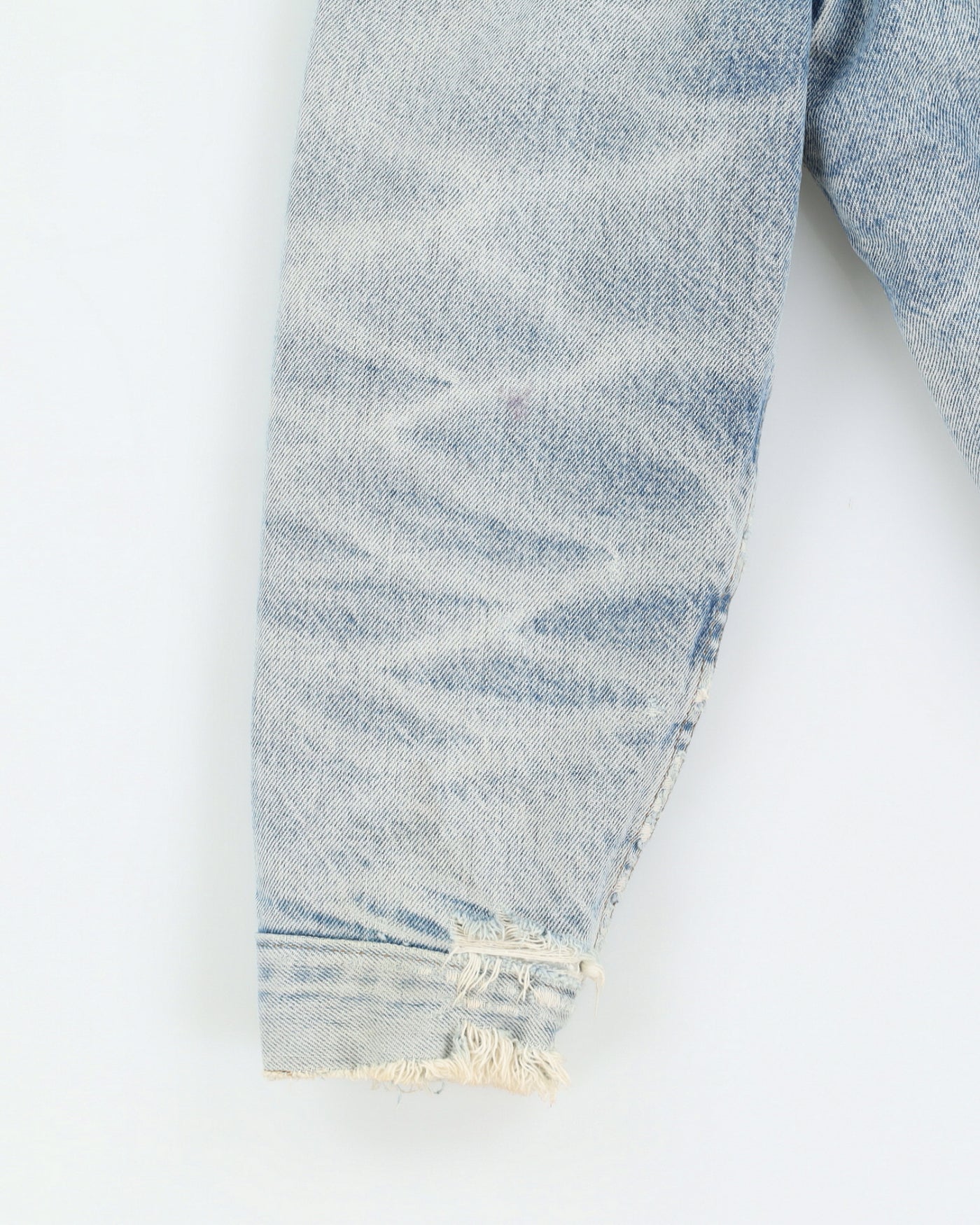 Vintage 80s Levi's Orange Tab Sherpa Lined Denim Jacket - S