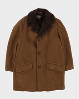 Vintage Pendleton 1970s Brown Wool Short Coat - M