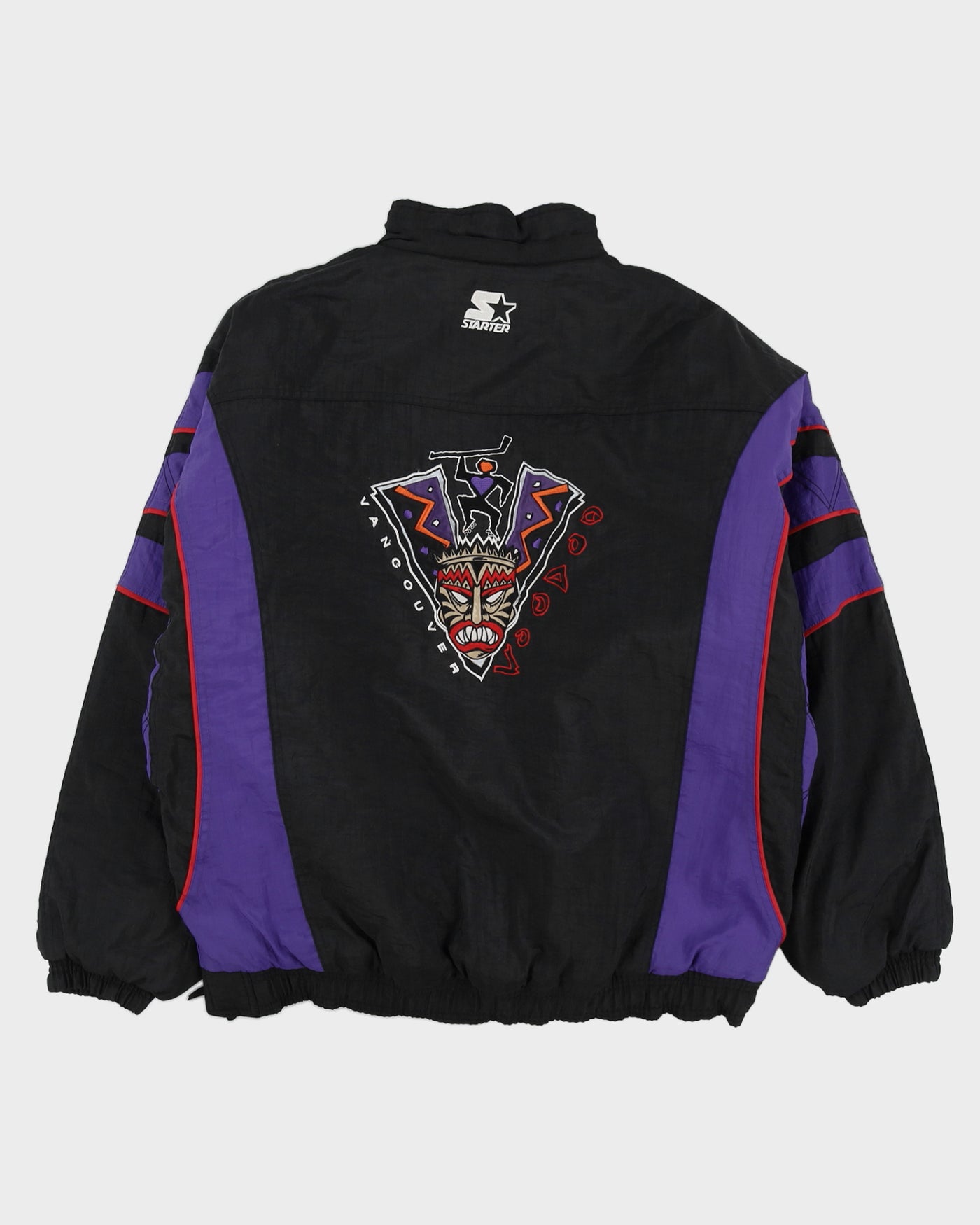 Vintage 90s Starter Rare Voodoo Vancouver Black Jacket - XL
