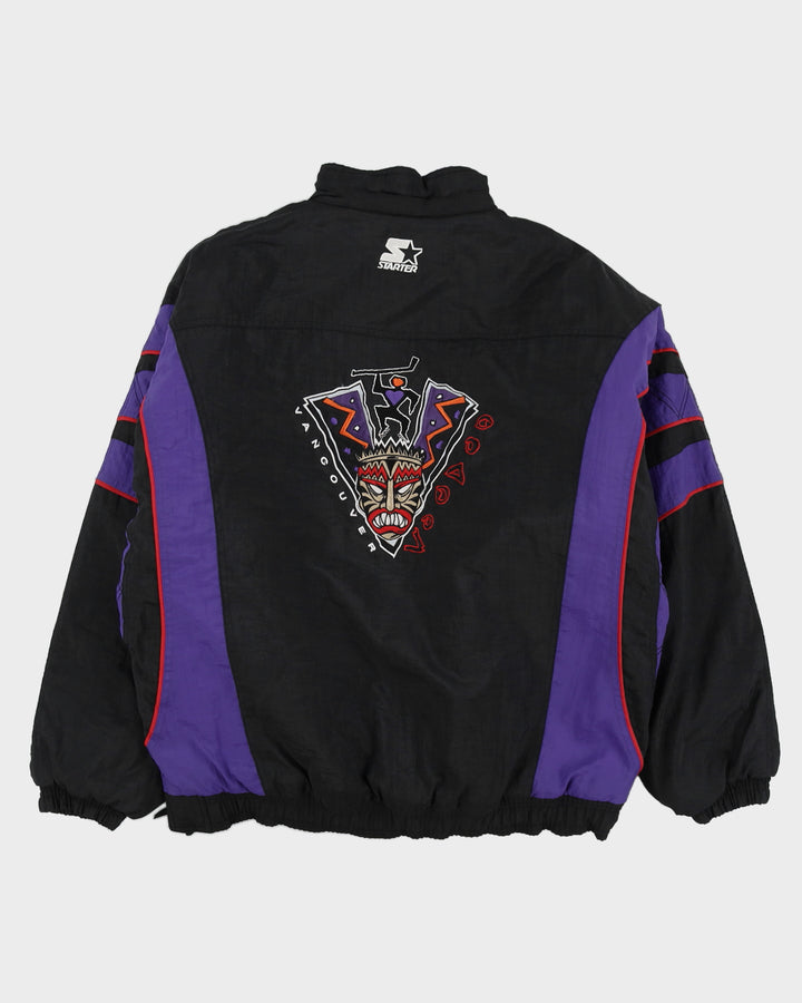Vintage 90s Starter Rare Voodoo Vancouver Black Jacket - XL