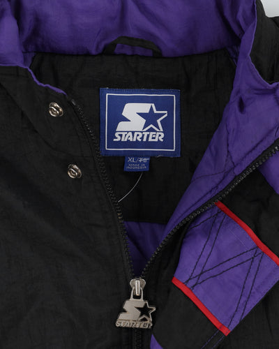 Vintage 90s Starter Rare Voodoo Vancouver Black Jacket - XL