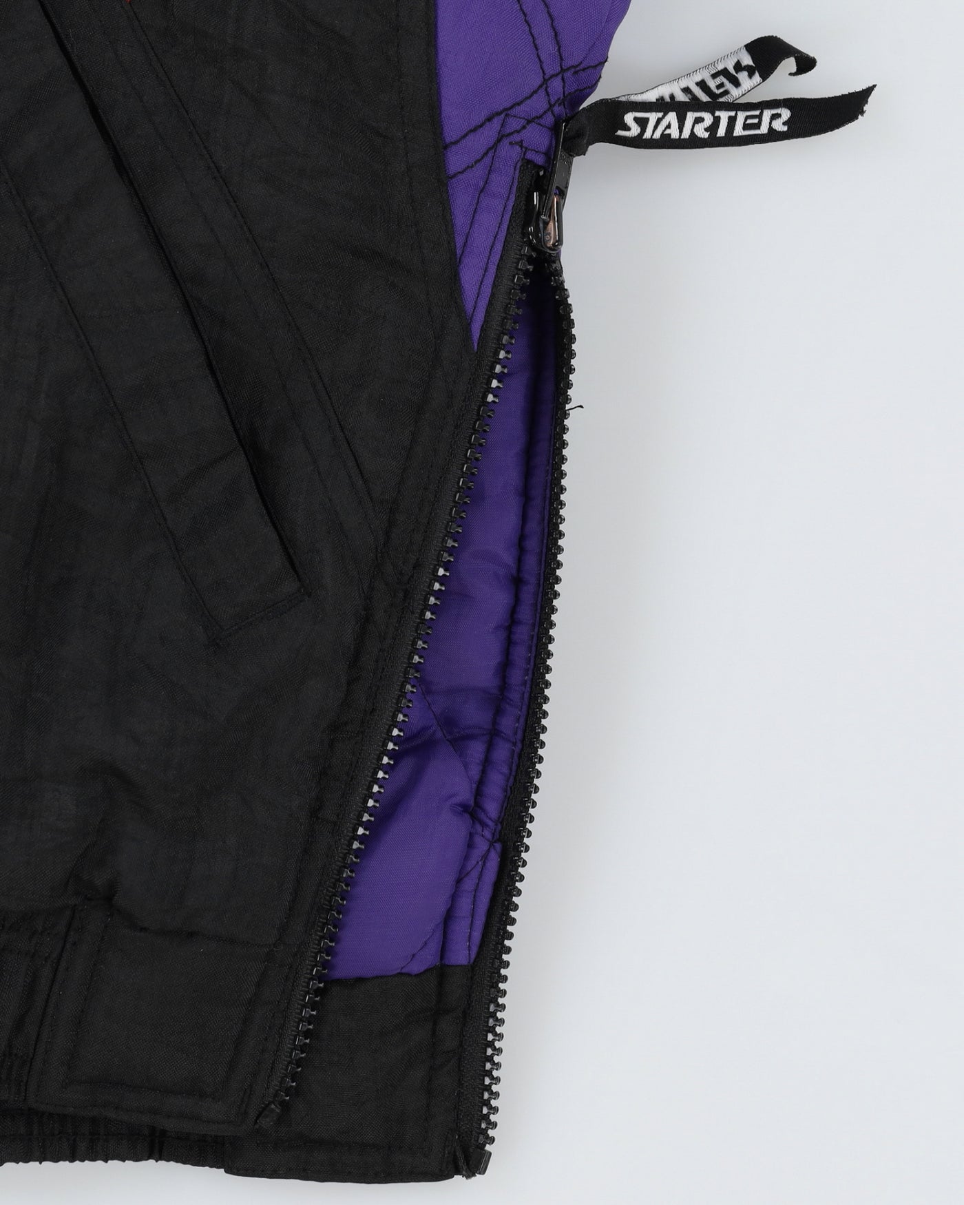 Vintage 90s Starter Rare Voodoo Vancouver Black Jacket - XL