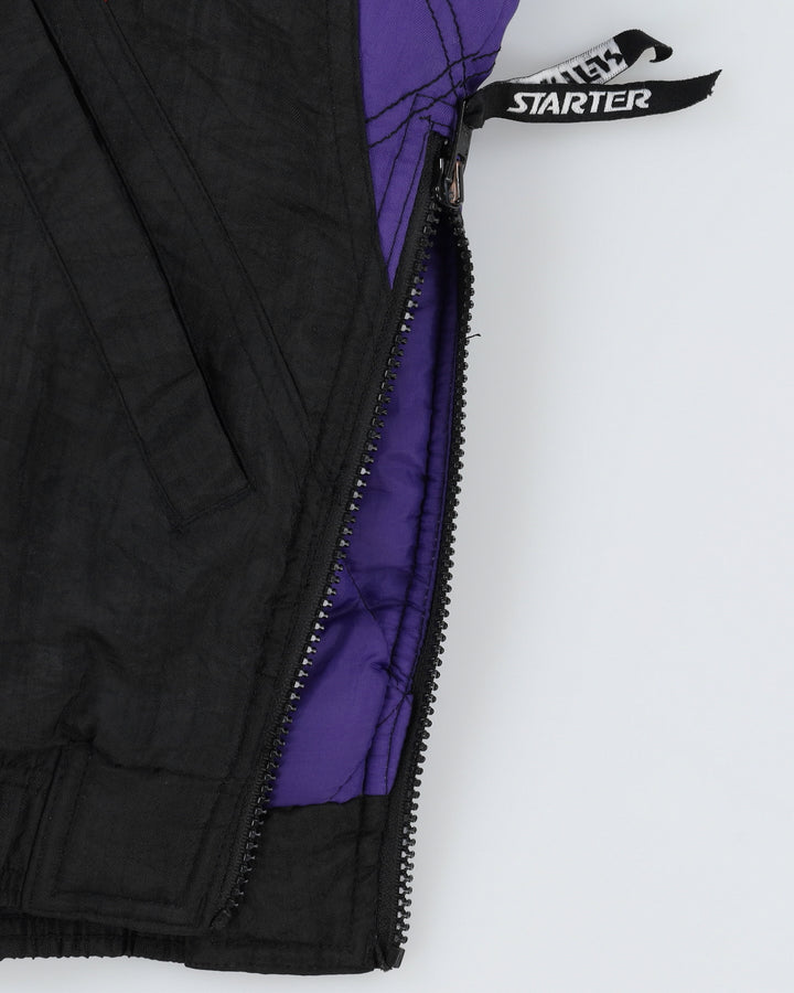 Vintage 90s Starter Rare Voodoo Vancouver Black Jacket - XL
