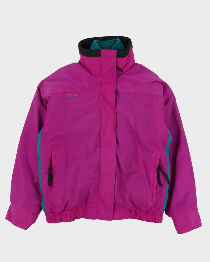 Vintage 90s Columbia Fleece Lined Purple Jacket - L