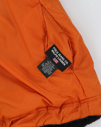 Polo Jeans Ralph Lauren Quarter Zip Fleece Lined Jacket - XL