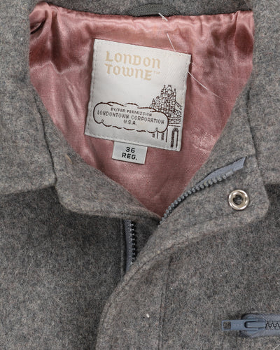 London Towne Grey Wool Jacket - XS