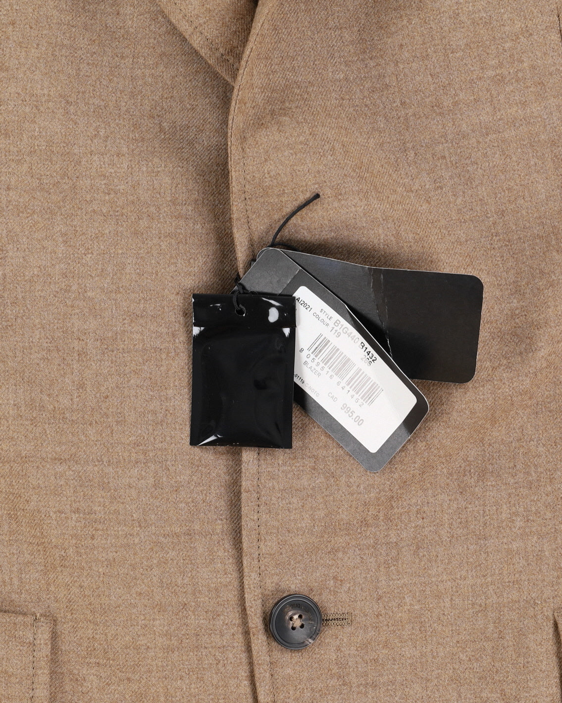 Emporio Armani Fitted Linen Blazer - M