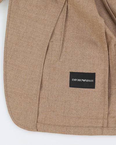 Emporio Armani Fitted Linen Blazer - M