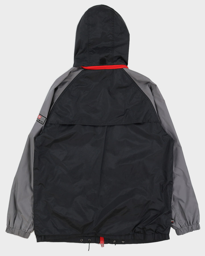 00s Y2K Ecko Untld Black / Grey Windbreaker - XL