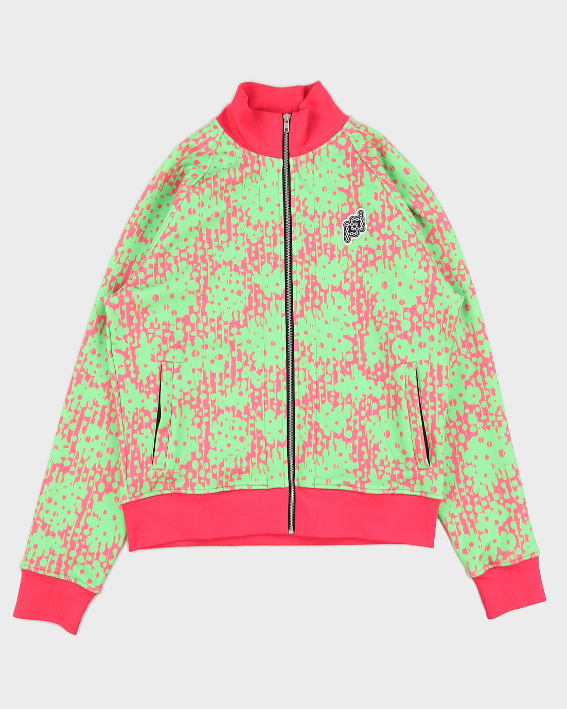Purple Brand Pink &amp; Green Tracksuit Jacket - M