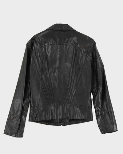 Vintage 1950's The Boutique Of Leathers Zip Up Jacket - S