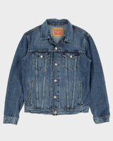 Levi's Blue Denim Blank Tab Jacket - M
