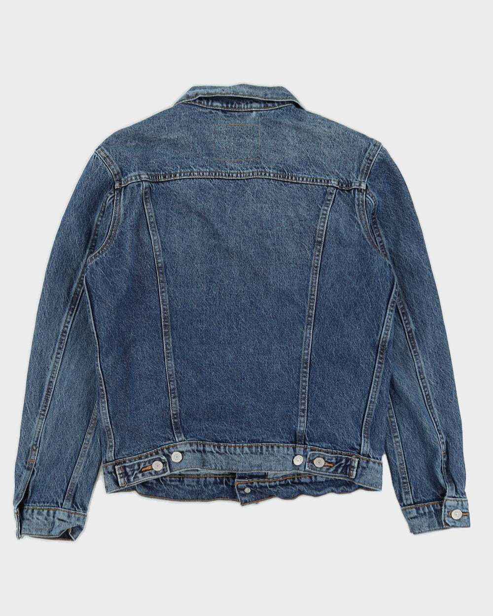Levi's Blue Denim Blank Tab Jacket - M