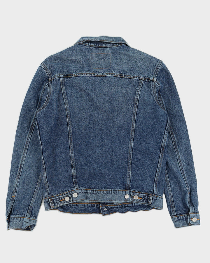 Levi's Blue Denim Blank Tab Jacket - M