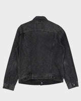 Levi's Black Denim Blank Tab Jacket - M