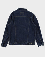 Levi's Blue Dark Washed Denim Jacket - XXL