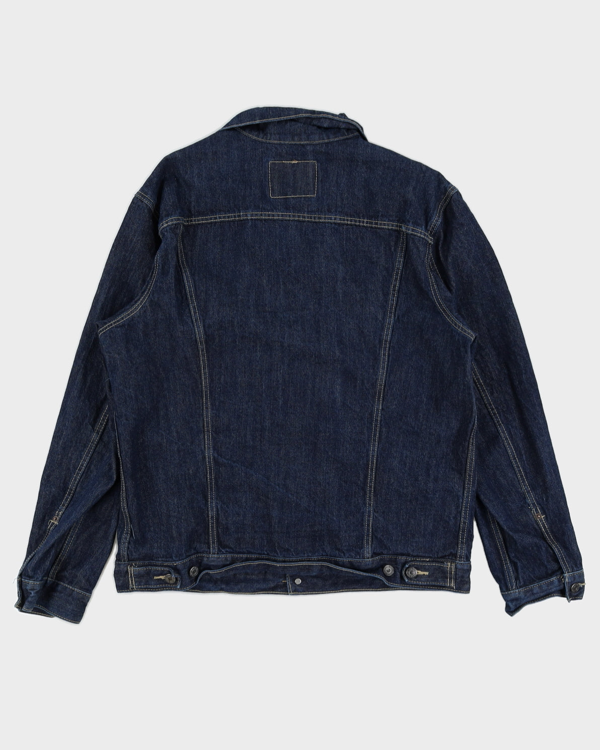 Levi's Blue Dark Washed Denim Jacket - XXL