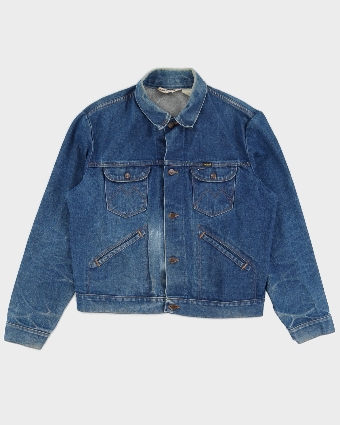 Vintage 60s Maverick Blue Denim Jacket - L