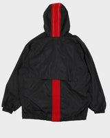 Vintage 90s Nike Black  Hooded Track Jacket - M