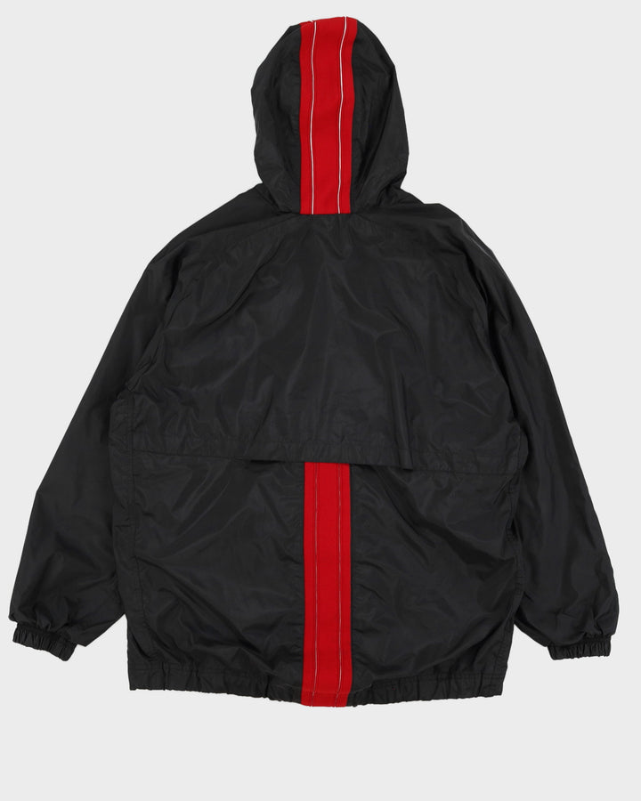 Vintage 90s Nike Black  Hooded Track Jacket - M