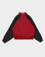 Vintage 90s Reebok Burgundy Embroidered Track Jacket - L