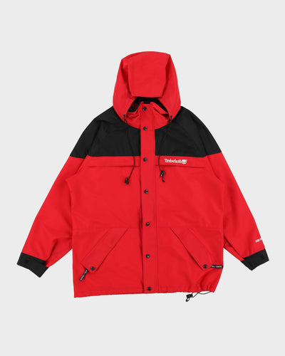 Timberland Performance Red Gore-Tex Hooded Anorak - L