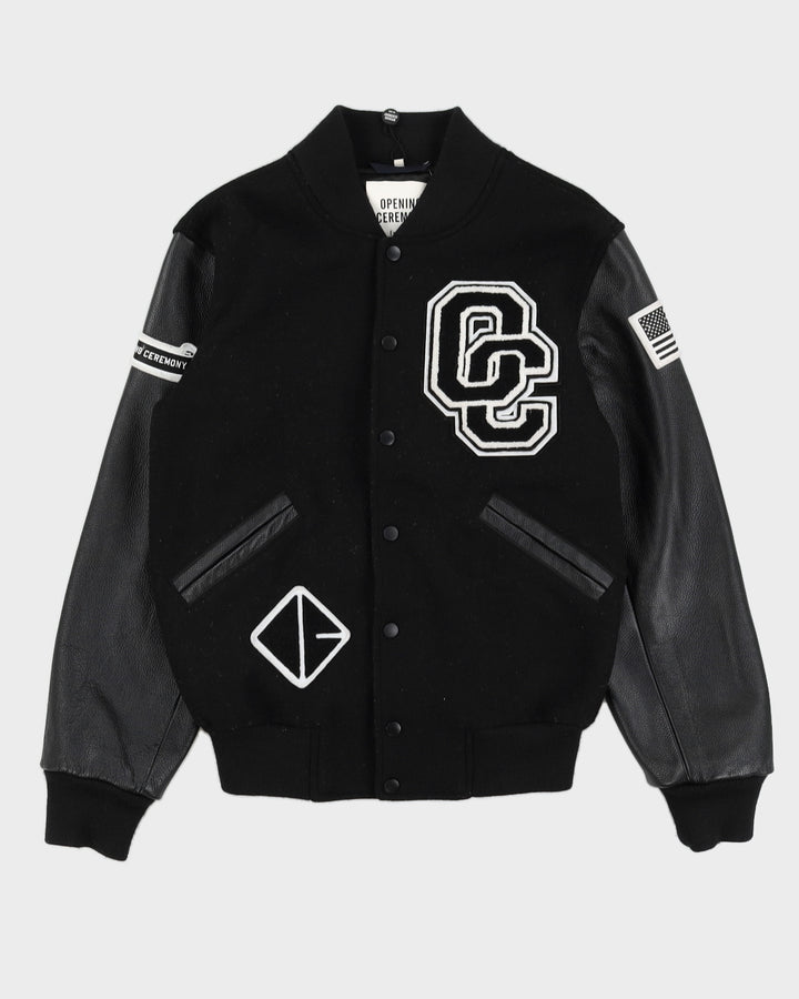 Opening Ceremony Black & White Varsity Jacket - S