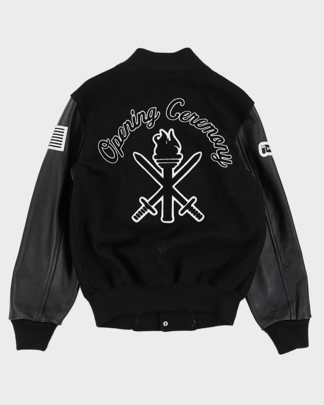 Opening Ceremony Black &amp; White Varsity Jacket - S