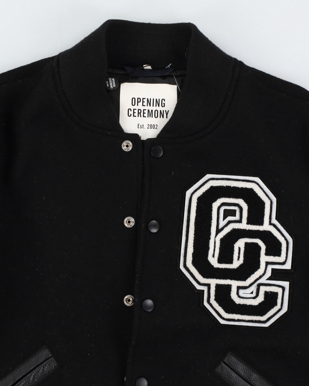Opening Ceremony Black &amp; White Varsity Jacket - S