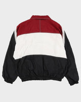 Vintage 90s Nike Burgundy Track Jacket - L