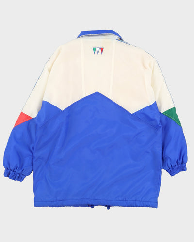 Vintage 90s Diadora Italy Football Team Fleece Lined Jacket - L