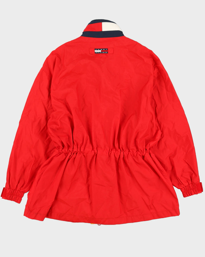 Vintage 90s Tommy Hilfiger Red Raincoat - L