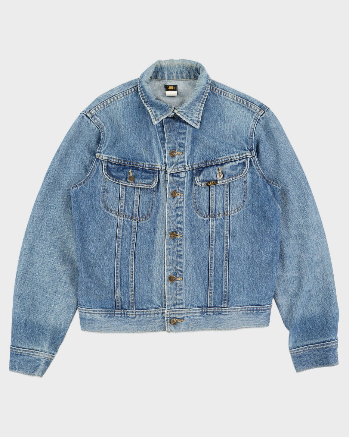 Vintage 80s Lee Blue Denim Jacket - M