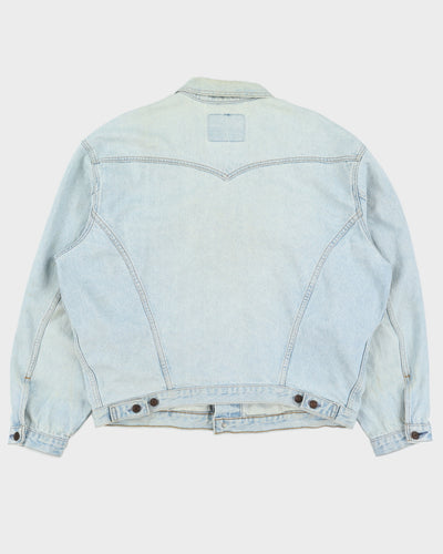 Vintage 90s Levi's Blue Light Washed Denim Jacket - L