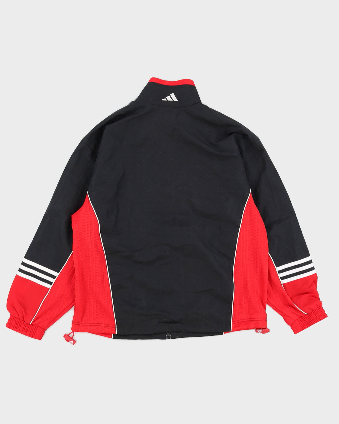 Vintage 90s Adidas Red &amp; Black Windbreaker - L