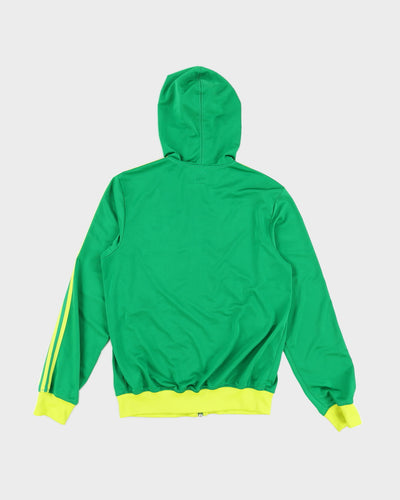 Green Adidas Hooded Track Jacket - M