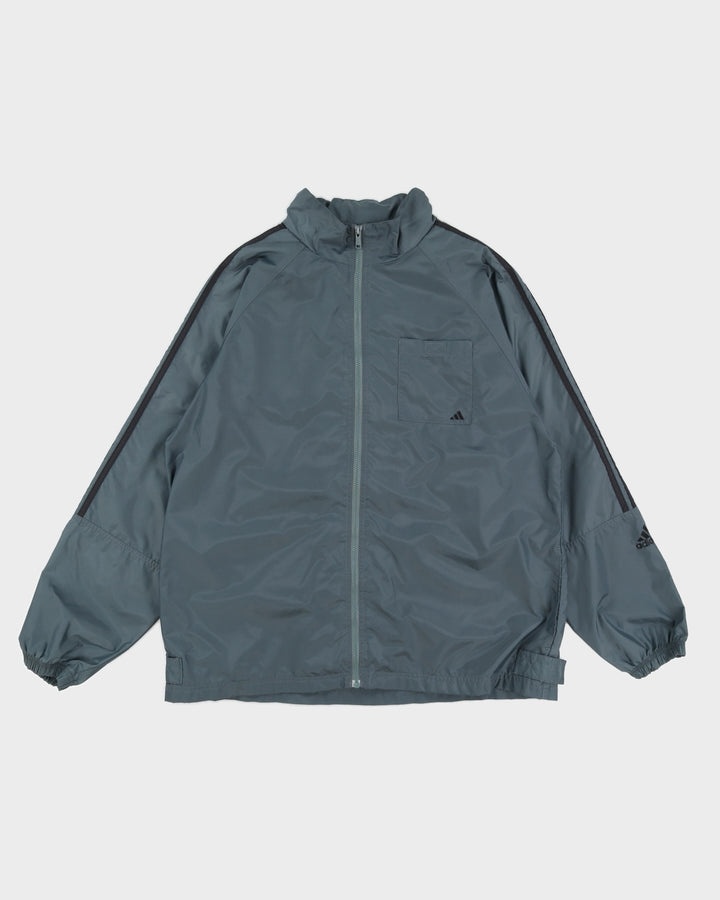 Blue Adidas Windbreaker - L